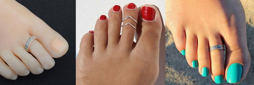 Carved Toe Ring